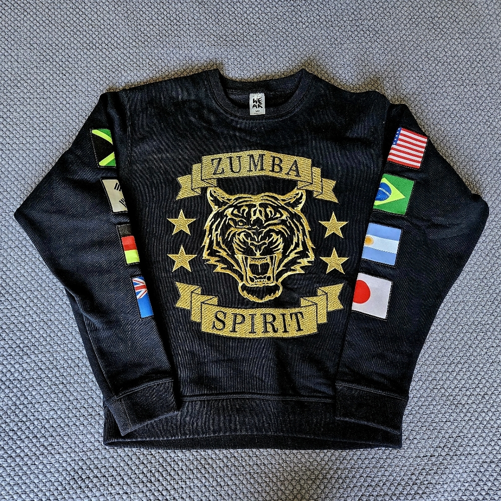 Zumba Fitness Spirit Black Size Small Sweater
